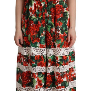 Dolce &amp; Gabbana Multicolor Floral Maxi Dress