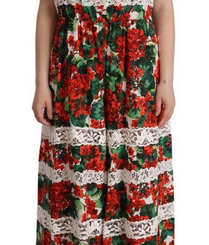 Dolce &amp; Gabbana Vestido largo floral multicolor