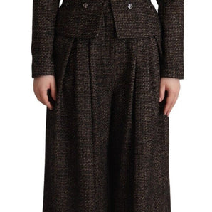 Dolce &amp; Gabbana Chic Wool Blend Suit Set