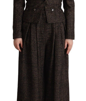 Dolce &amp; Gabbana Conjunto de traje elegante en mezcla de lana