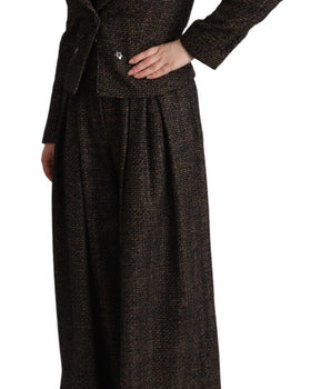 Dolce &amp; Gabbana Conjunto de traje elegante en mezcla de lana