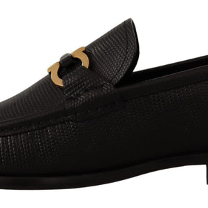 Salvatore Ferragamo Elegantes mocasines de piel de becerro negros