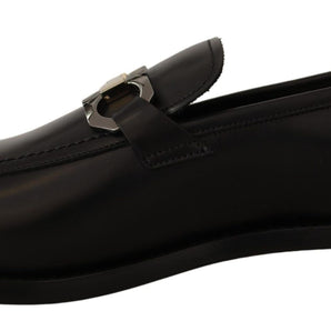 Salvatore Ferragamo Mocasines Gancio Bit Suave De Cuero Negro