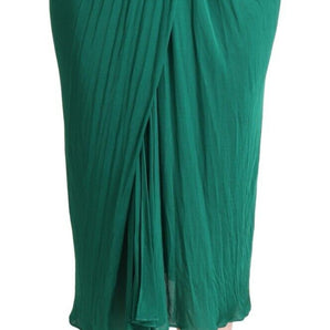 Dolce &amp; Gabbana Elegant Pleated High Waist Midi Skirt