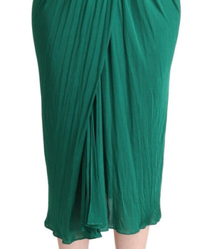 Dolce &amp; Gabbana Falda midi elegante plisada de cintura alta