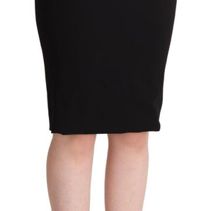 Dolce & Gabbana Chic High Waist Pencil Skirt in Black