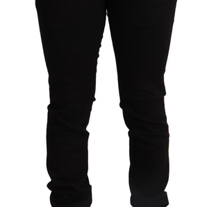 Dolce & Gabbana Elegant Slim Fit Black Denim Jeans