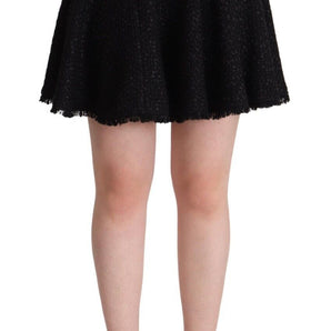 Dolce & Gabbana Elegant Knitted A-Line Mini Skirt