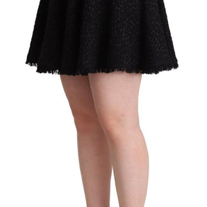 Dolce & Gabbana Elegant Knitted A-Line Mini Skirt