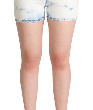 Dolce &amp; Gabbana Chic pantalones cortos vaqueros blancos de cintura media