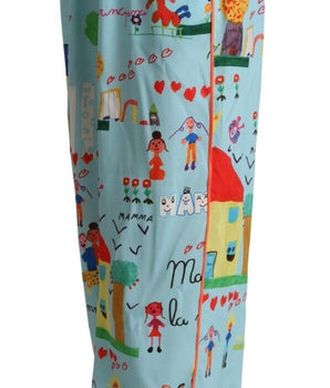 Dolce &amp; Gabbana Elegantes pantalones estampados de pierna ancha
