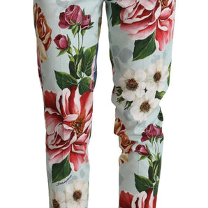 Dolce & Gabbana Elevate Your Chic with Floral Tapered Pants