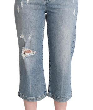 Dolce &amp; Gabbana Vaqueros cortos de mezclilla Capri Chic