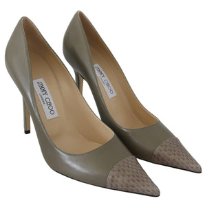 Jimmy Choo Elegant Pebble Green Pointed Toe Pumps Jimmy Choo 