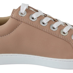 Jimmy Choo Powder Pink Nappa Leather Sneakers Jimmy Choo 