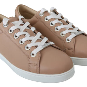 Jimmy Choo Powder Pink Nappa Leather Sneakers Jimmy Choo 