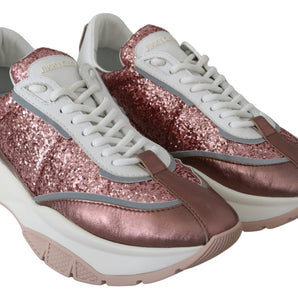 Jimmy Choo Candyfloss Glitter Sneaker Euphoria Jimmy Choo 