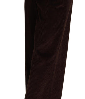 Dolce &amp; Gabbana Elegantes pantalones anchos de cintura alta