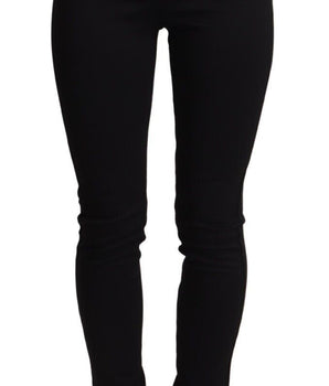 Dolce &amp; Gabbana Pantalones elegantes de talle alto y corte slim