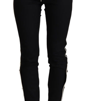 Dolce &amp; Gabbana Pantalones elegantes de talle alto y corte slim