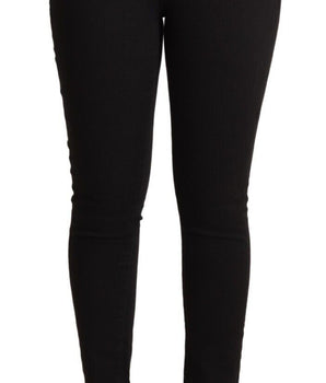 Dolce &amp; Gabbana Vaqueros vaqueros negros de corte slim y elegantes