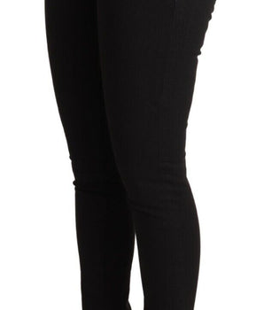 Dolce &amp; Gabbana Vaqueros vaqueros negros de corte slim y elegantes