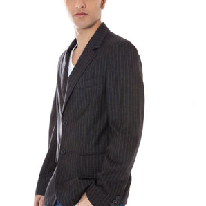 Calvin Klein Gray Wool Men Jacket