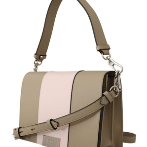 Karl Lagerfeld Chic Sage Shoulder Bag with Dual Straps