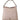 Karl Lagerfeld Elegant Mauve Chalk Leather Shoulder Bag