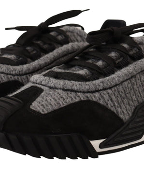 Elegantes zapatillas negras NS1 de Dolce &amp; Gabbana para quienes se preocupan por el estilo