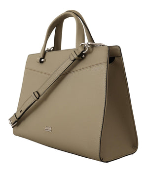 Karl Lagerfeld Sage Green Leather Tote Bag