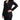 Costume National Elegante Blazer Cruzado Negro