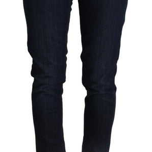 Acht Slim Fit Dark Blue Denim Elegance