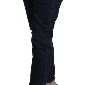 Acht Slim Fit Dark Blue Denim Elegance