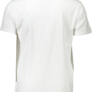 Guess Jeans White Cotton Men T-Shirt