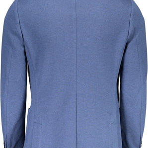 Gant Blue Cotton Men Jacket