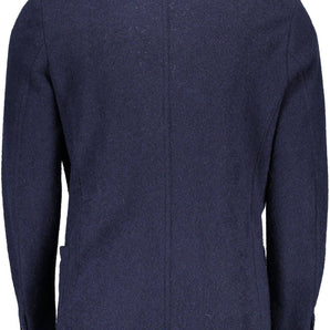 Gant Blue Wool Men Jacket