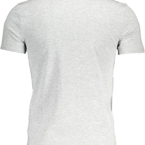 Guess Jeans Gray Cotton Men T-Shirt