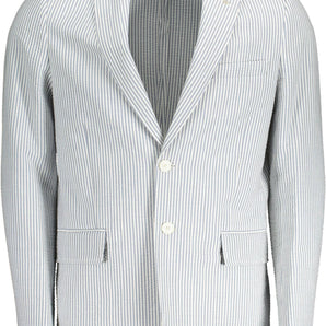 Gant White Cotton Men Jacket