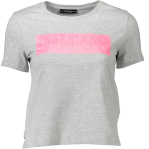 Guess Jeans Gray Cotton Women Top