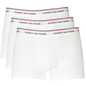 Tommy Hilfiger White Cotton Men Boxer