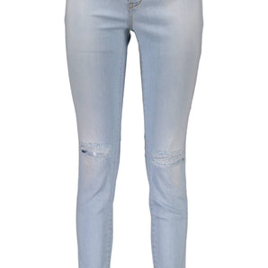 Just Cavalli Light Blue Cotton Women Jeans