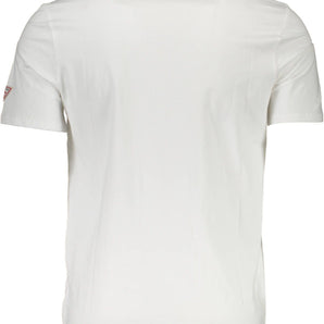 Guess Jeans White Cotton Men T-Shirt