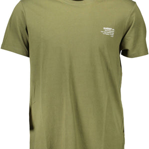 Guess Jeans Green Cotton Men T-Shirt