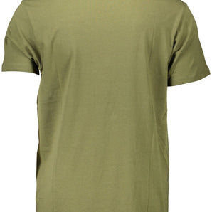 Guess Jeans Green Cotton Men T-Shirt