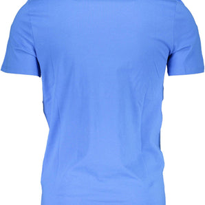 Guess Jeans Blue Cotton Men T-Shirt