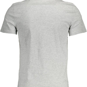 Guess Jeans Gray Cotton Men T-Shirt