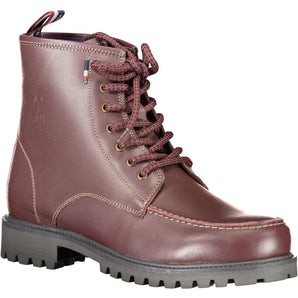 ASOCIACIÓN DE POLO DE EE. UU. Bota de piel roja para hombre