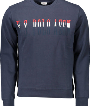 Asociación de polo estadounidense. Jersey de hombre de algodón azul