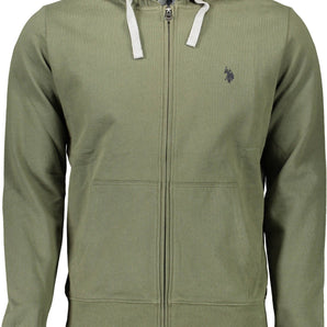 U.S. POLO ASSN. Green Cotton Men Sweater